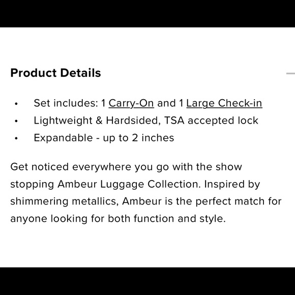 Calpak 2-piece luggage set - Picture 10 of 10